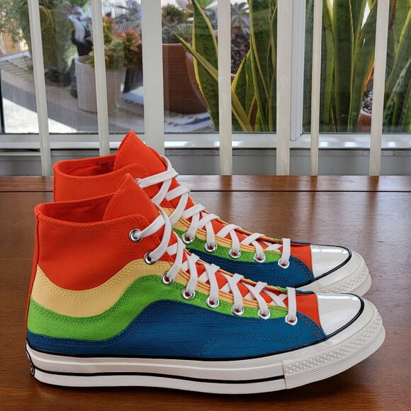 Converse Chuck 70 Hi "The Great Outdoors" 170836C Bright Poppy/Citro Sz 10 Men's - Picture 2 of 13